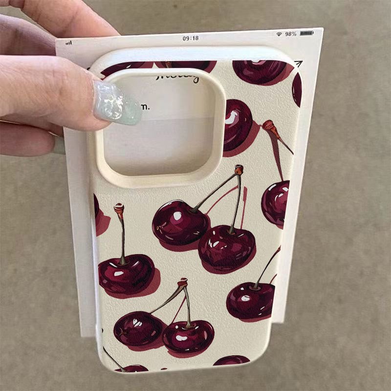 Red Cherry Printed Pattern Pho - Samsung Galaxy A55 评论和价格