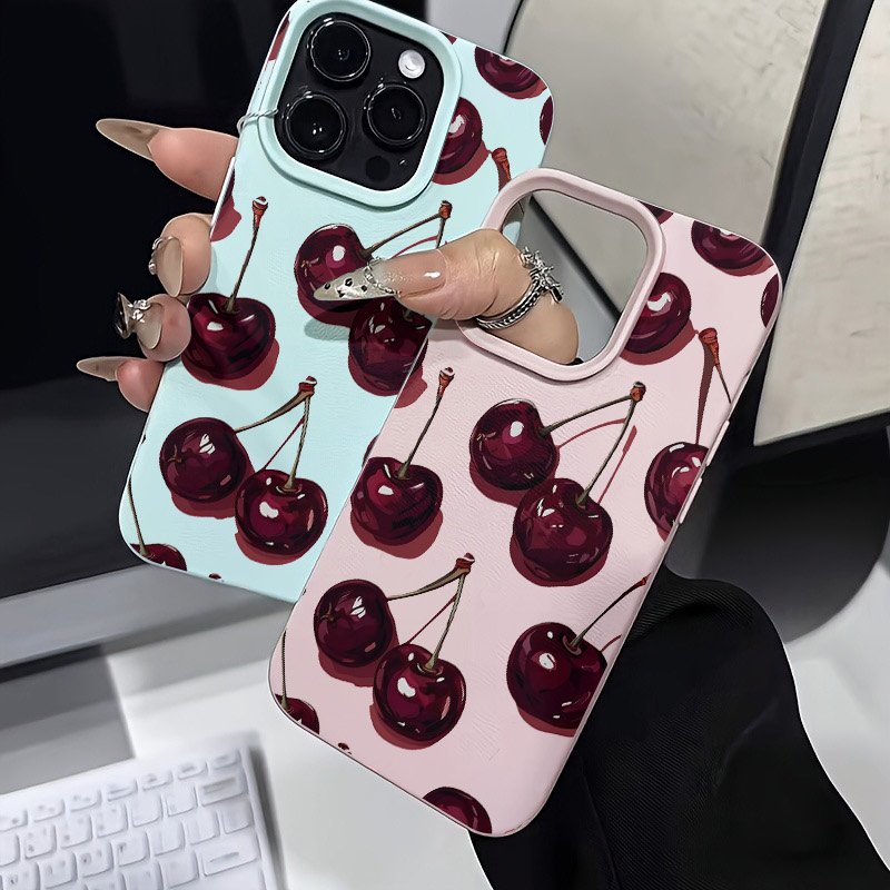 Red Cherry Printed Pattern Pho - Samsung Galaxy A55 评论和价格