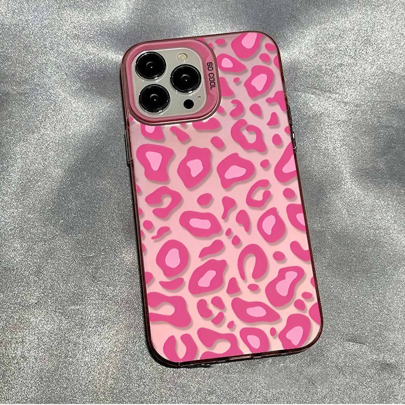 Pink Leopard Print Phone Case  - Samsung Galaxy S24 评论和价格