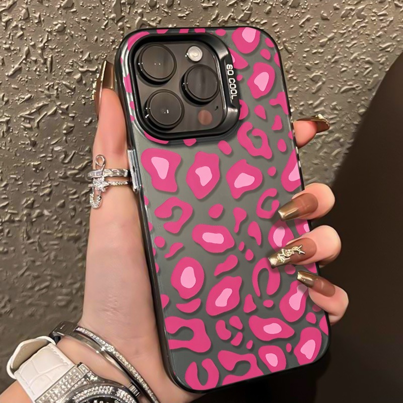 Pink Leopard Print Phone Case  - Samsung Galaxy S24 评论和价格