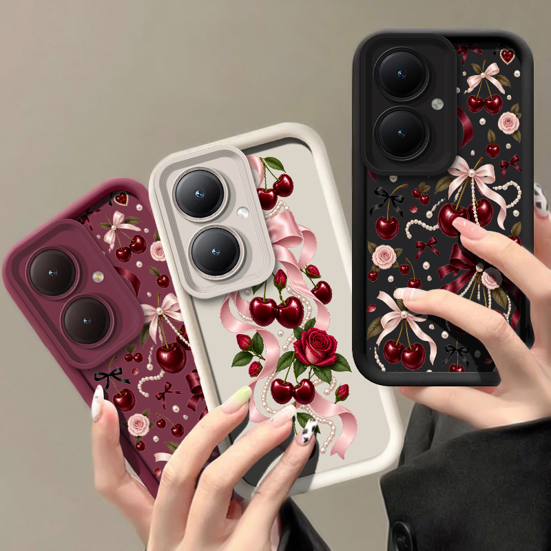 Cartoon Cherry Bow Pattern Pho - Vivo Y28 评论和价格