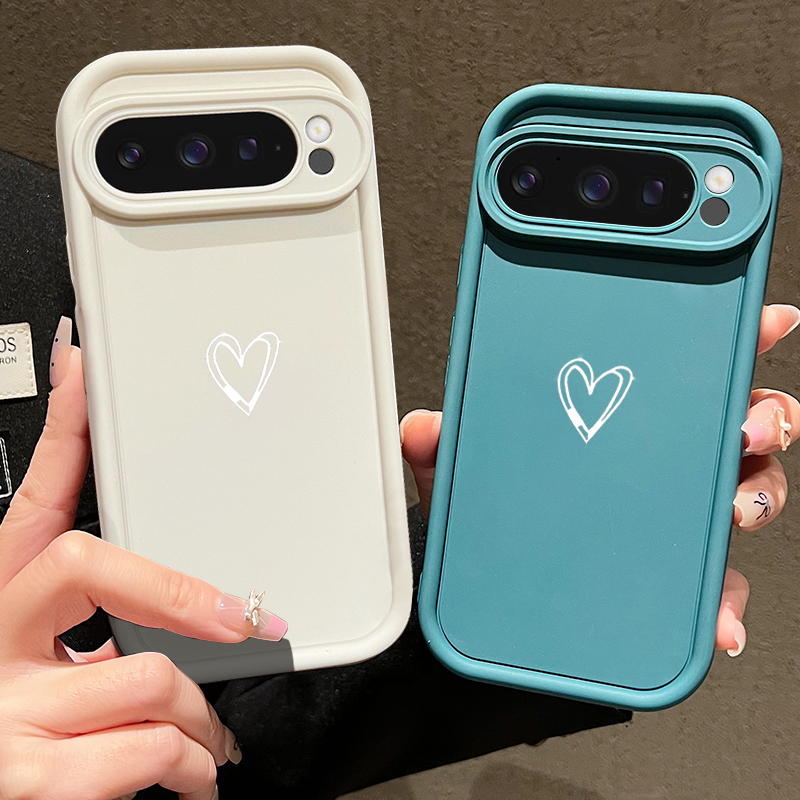 Simple Love Pattern Soft Case  - Google Pixel 9 评论和价格