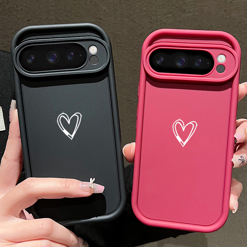 Simple Love Pattern Soft Case  - Google Pixel 9 评论和价格