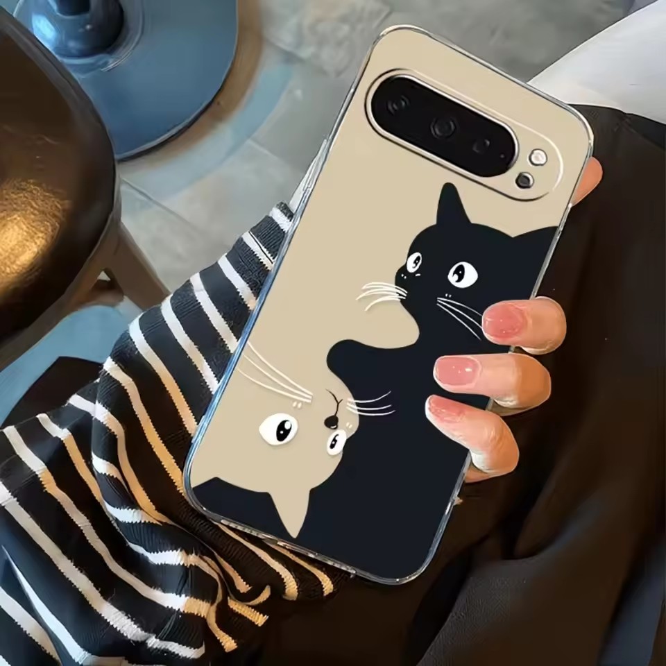 Hot Kawaii Cartoon Black Cat P - Google Pixel 9 评论和价格