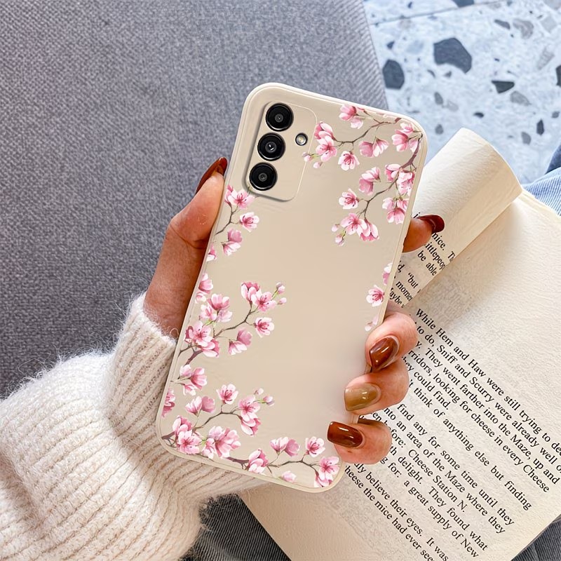 Pink Cherry Blossom Branch Pri - Samsung Galaxy A55 评论和价格