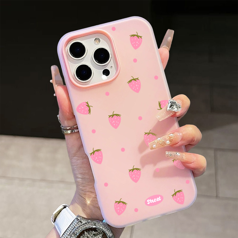 Sweet Pink Strawberry Pattern  - Xiaomi Redmi Note 14 评论和价格