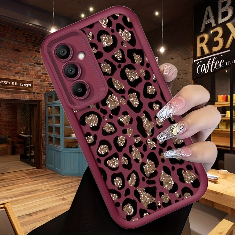 Glitter Leopard Print Silicone - Samsung Galaxy A55 评论和价格