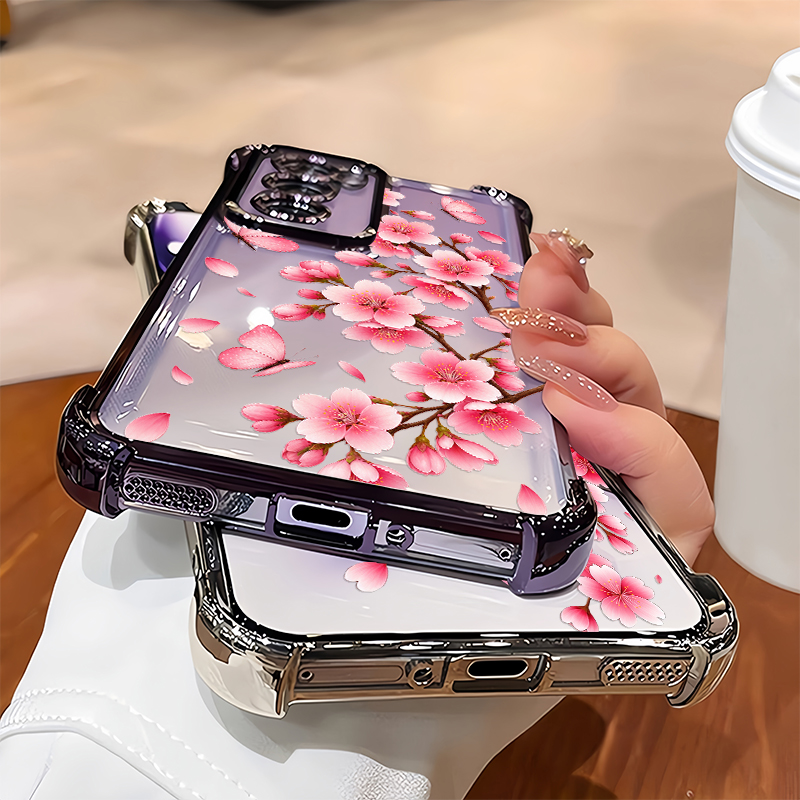 Pink Peach Blossom Pattern Pho - Oppo Reno 12 评论和价格